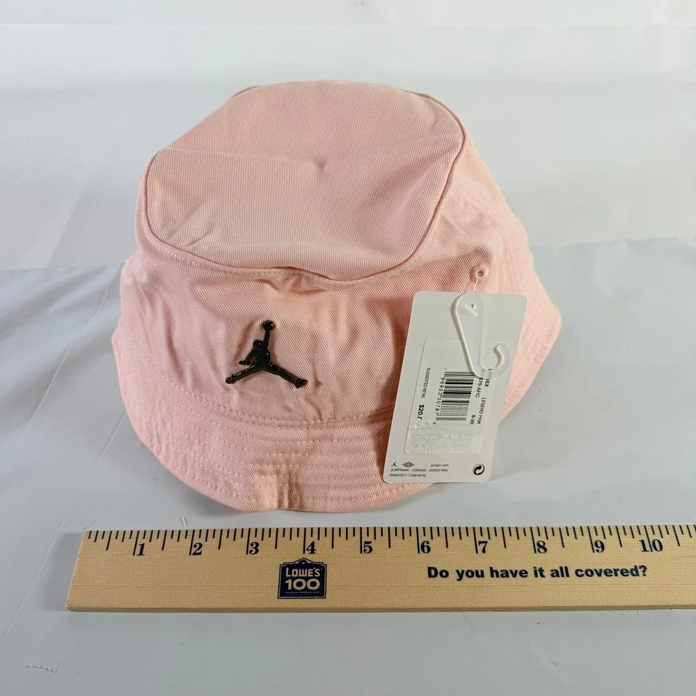 Nike Jordan Apex Big Kids Bucket Hat Pink Jumpman Cap 9A0675-AHC Size 8-20‎ NWT